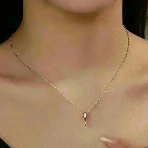 Sterling Silver 925 Delicate Dainty Small Penguin Pendant Necklace